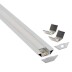 KIT - Perfil aluminio SINGE para fitas LED, 1 metro