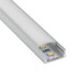 KIT - Perfil aluminio BARLIS para tiras LED, 1 metro