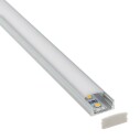 KIT - Perfil aluminio BARLIS para tiras LED, 2 metros