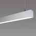 KIT - Perfil aluminio SERK para tiras LED, 1 metro