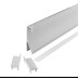 KIT - Perfil aluminio NITRA para fitas LED, 1 metro