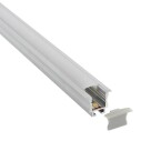 KIT - Perfil aluminio TEITO MINI para tiras LED, 1 metro