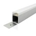 KIT - Perfil aluminio NORLUX para tiras LED, 1 metro