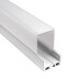 KIT - Perfil aluminio MASAT para fitas LED, 1 metro