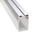 KIT - Perfil aluminio MASAT para tiras LED, 1 metro