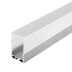 KIT - Perfil aluminio MASAT para tiras LED, 2 metros