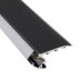 KIT - Perfil aluminio preto CINEMA para fitas LED, 2 metros