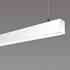 KIT - Perfil aluminio SERK para tiras LED, 1 metro, blanco