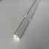 KIT - Perfil aluminio KORK-mini para tiras LED, 1 metro, blanco