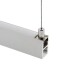 KIT - Perfil aluminio KEN para fitas LED, 2 metros