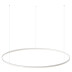 KIT - Perfil aluminio circular RING, Ø1500mm, branco