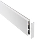 Perfil aluminio PHANTER S1 para tiras LED, 1 metro, blanco