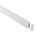 Perfil aluminio PHANTER S2 para tiras LED, 1 metro, blanco
