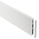 Perfil aluminio PHANTER S3 para tiras LED, 1 metro, blanco