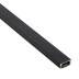 KIT - Perfil aluminio BARLIS para tiras LED, 2 metros, negro