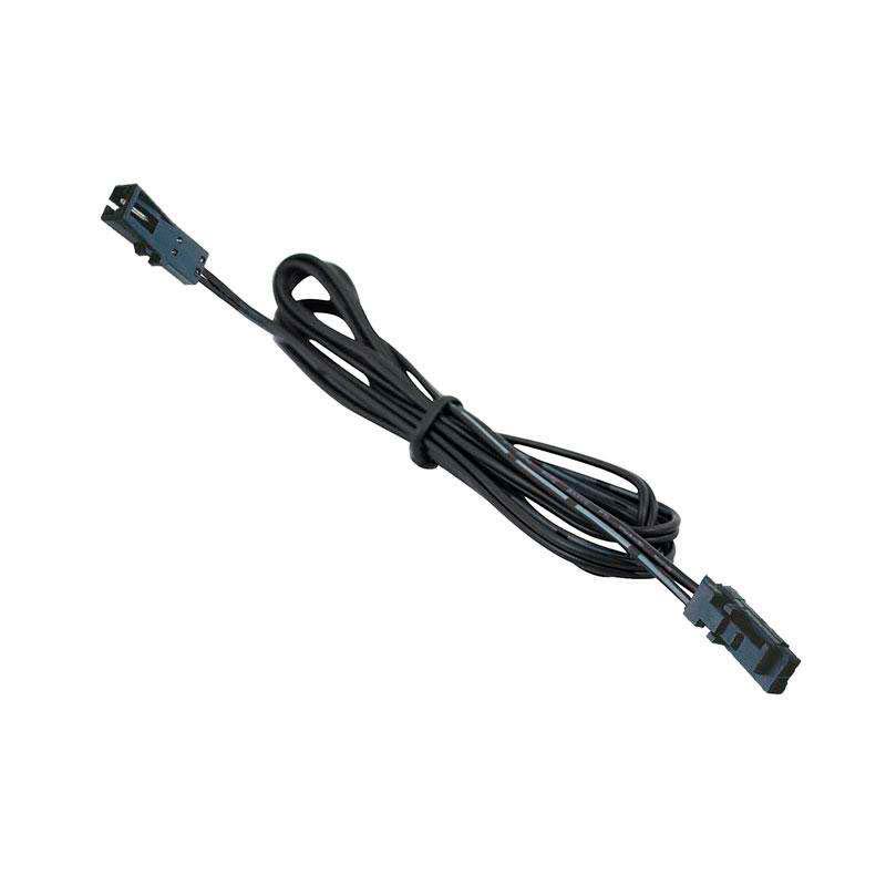 Cable alargador con conectores rápidos 2 Pin, 2m, negro