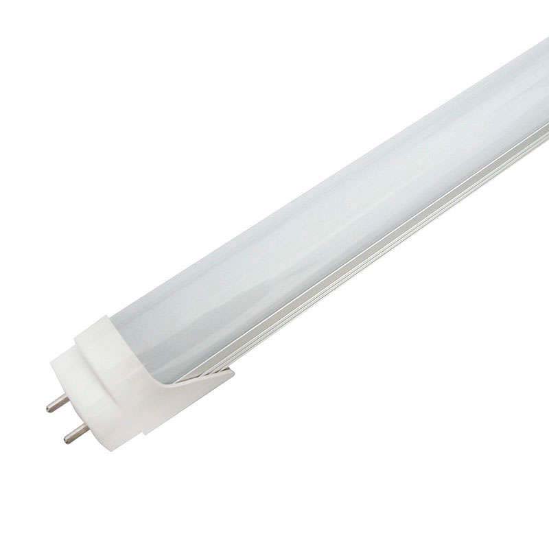 Tubo LED T8 SMD2835 Epistar - Aluminio - 18W - 120cm, Conexión dos Laterales, Blanco cálido