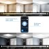 Painel LED 32W, CCT, WiFi, 60x60 cm, compatível com Alexa e Google Home, Branco dual, Regulable