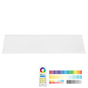 Panel LED 40W, FUT045A, RGB + CCT, RF, 30x120cm, RGB + Blanco dual, Regulable