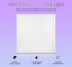 Panel LED Backlit 65W, FUT045A, RGB + CCT, RF, 60x120cm, RGB + Blanco dual, Regulable