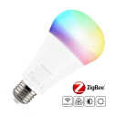 Bombilla E27 LED 12W, RGB+CCT (ZigBee), RGB + Blanco dual, Regulable