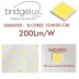 Módulo LED 50W Bridgelux 188lm/w para Farolas, Blanco cálido