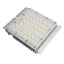Módulo LED 10-65W chip BRIDGELUX, Driver programable para Farolas, Blanco cálido, Regulable