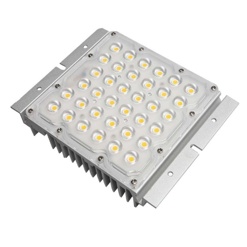 Módulo LED 10-65W chip BRIDGELUX, Driver programable para Farolas, Blanco neutro, Regulable