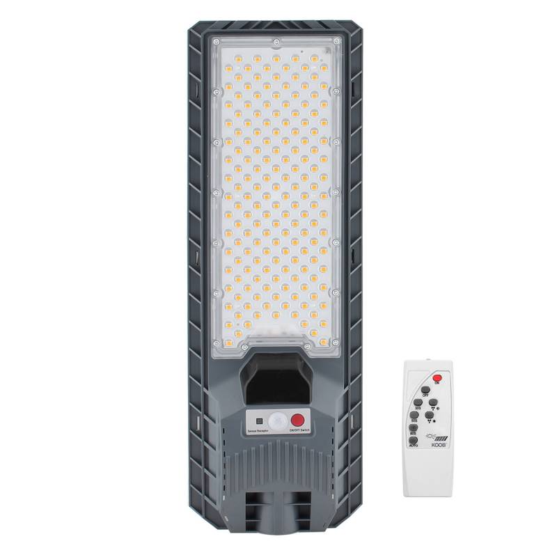 Farola LED Solar BASIC 300W, 3,7V / 4000mAH, Blanco cálido