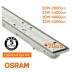 Armadura hermetica LED 35W-30W-25W-20W OSRAM Driver, 120cm, Branco neutro, Regulable
