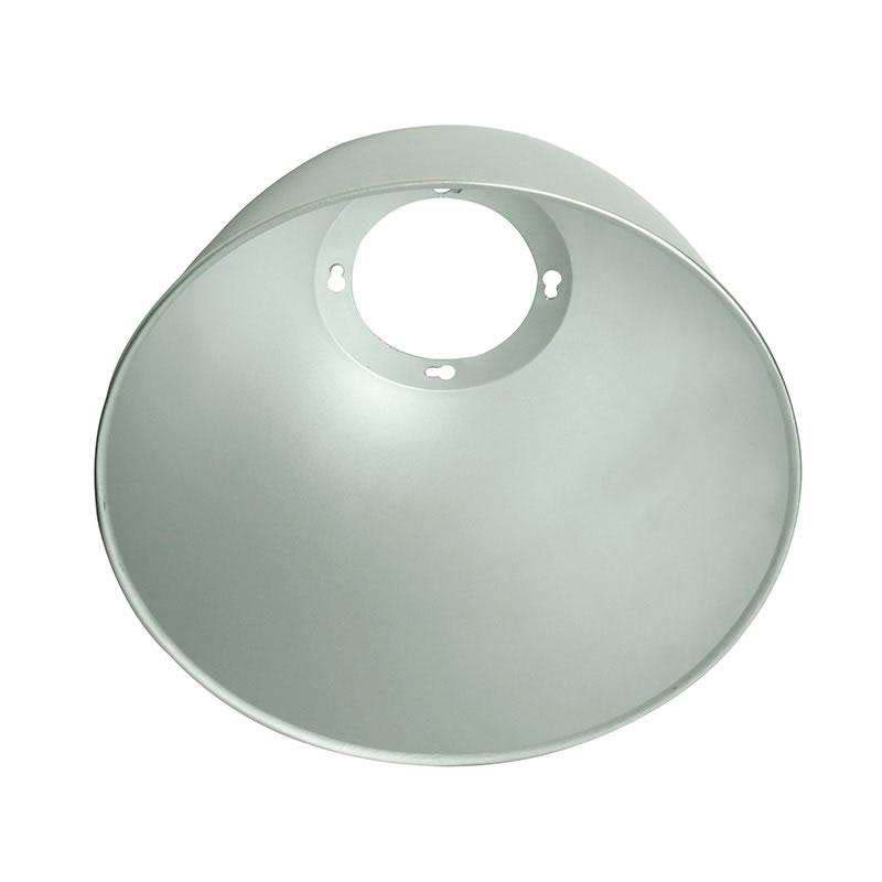 Reflector aluminio 45º para lámpara industrial, Ø195mm