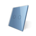 Frontal 1x cristal azul, 2 botones