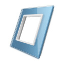 Frontal cristal azul 1x hueco 