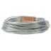 Cable redondo transparente 3x1mm silver, 1,2m