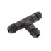Conector T IP67, 80mm, Ø7-4mm, 3 cabos 0.5-2.5mm2, 16A