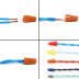 Conector rapido para cabos 0,3-1,5mm2, 10 unidades