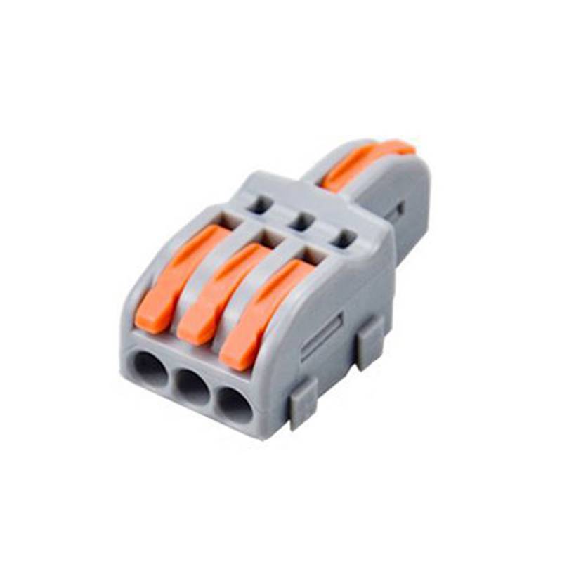 Conector rápido 1 a 3 cables 0,2-2,5mm2