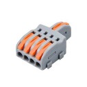 Conector rápido WAGO 1 a 4 cables 0,2-2,5mm2