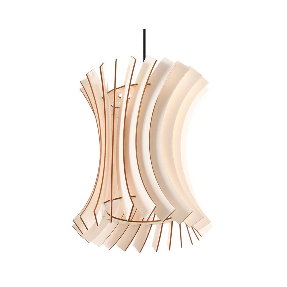 Lámpara colgante de madera ORIANA, E27