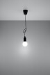 Lámpara de techo DIEGO 1 negro, E27