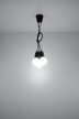 Lámpara de techo DIEGO 3 negro, E27