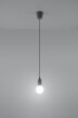 Lámpara de techo DIEGO 1 gris, E27