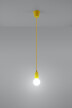 Lámpara de techo DIEGO 1 amarillo, E27