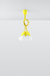 Lámpara de techo DIEGO 5 amarillo, E27