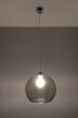 Lámpara colgante BALL grafito, E27