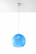 Lámpara colgante BALL azul, E27