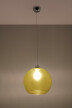 Lámpara colgante BALL amarillo, E27