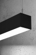 Lámpara de techo PINNE LED 115 negro, 31W